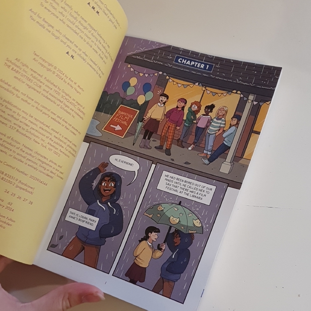 💜 The Baby-Sitters Club Scholastic Graphic Novel - Pink and Blue Cover - Picture 6 of 7